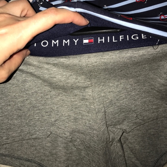 TOMMY HILFIGER logo band iconic boyshorts set 2 large L - Picture 3 of 4